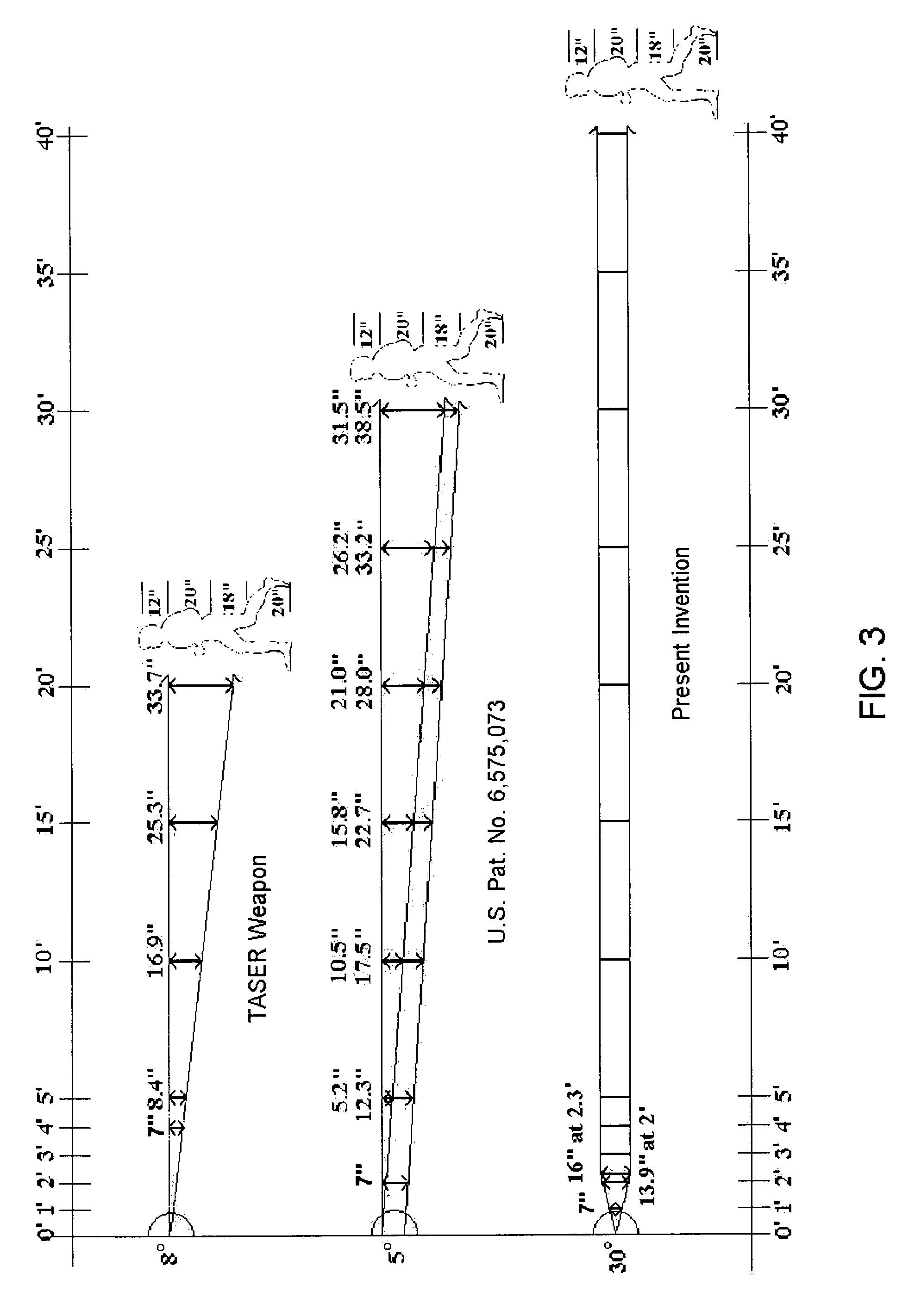 Apparatus and method for electrical immobilization weapon