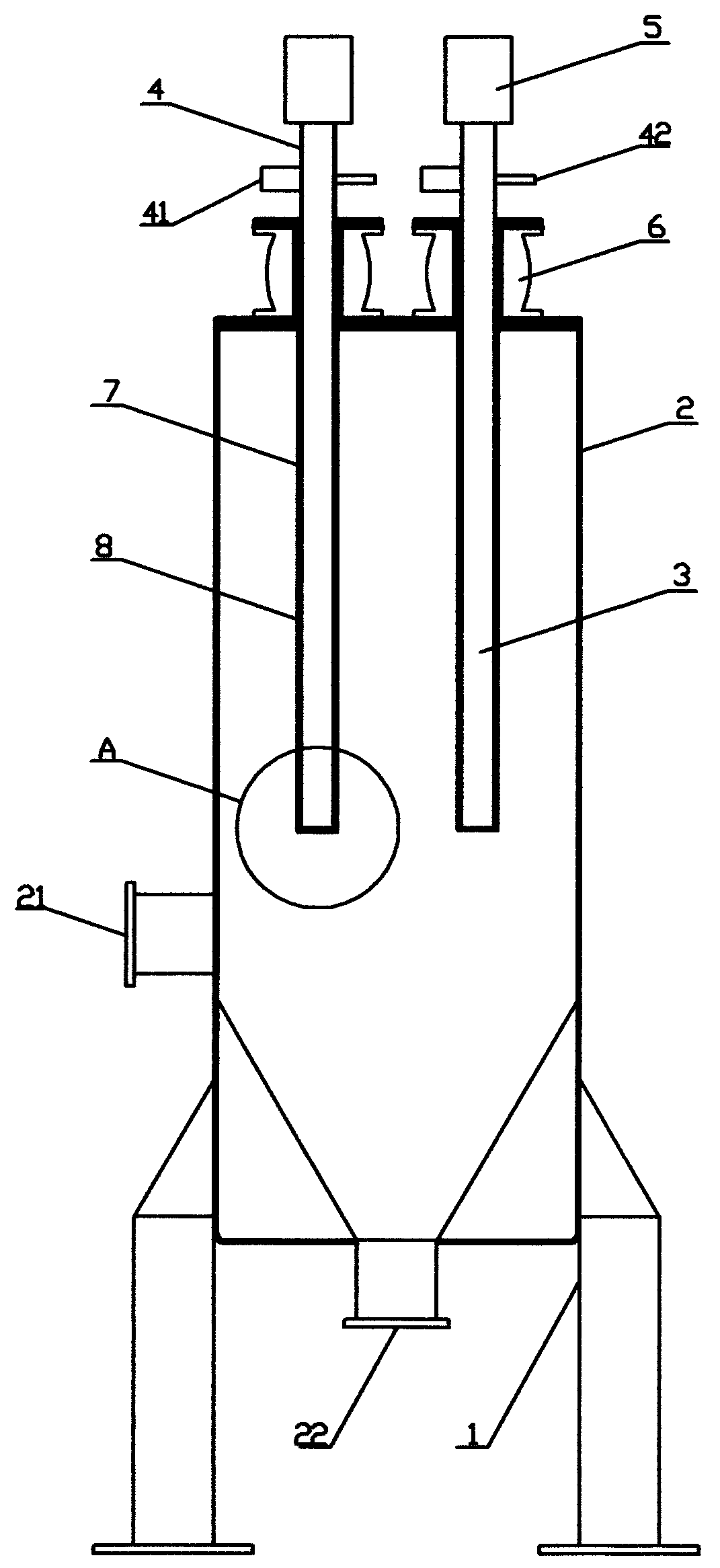 Tubular concentration device