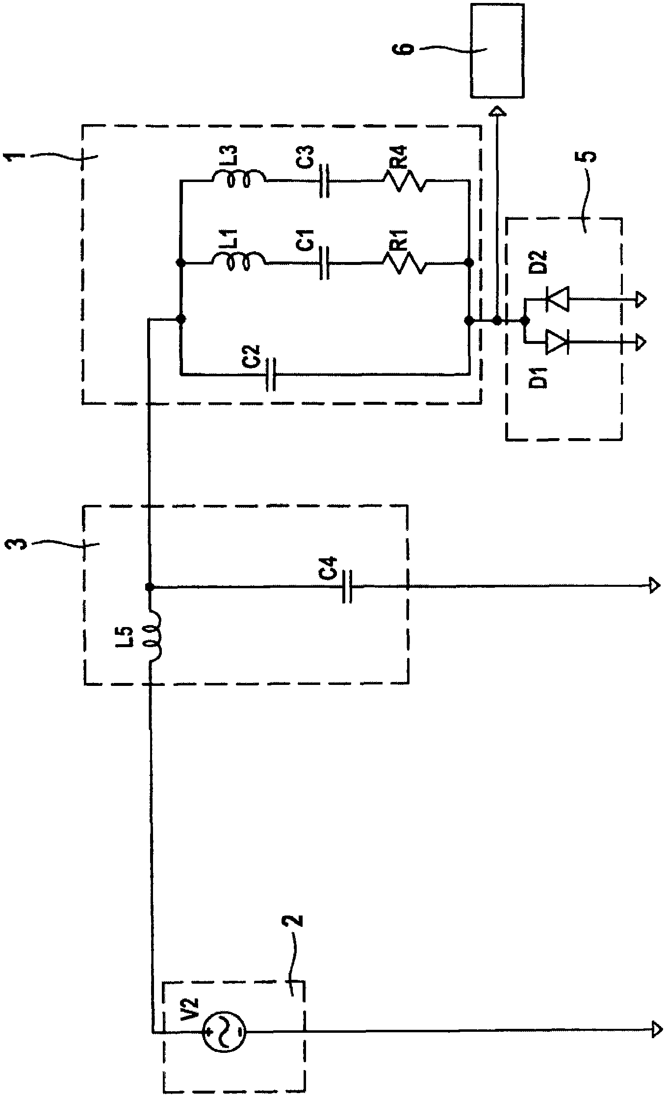 Electrical circuit for operating transceiver unit, has non-linear two-terminal device, which couples pulse generation unit and resonant circuit, where resonant circuit has inductance and capacitance, which are connected in series