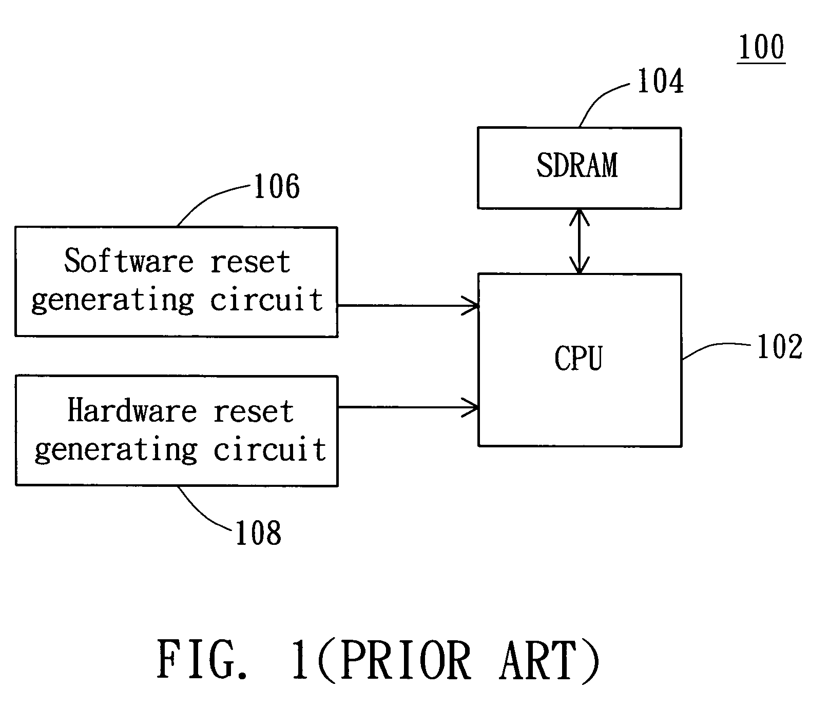 Booting method capable of executing a warm boot or a cold boot when a CPU crash occurs and computer system therefor