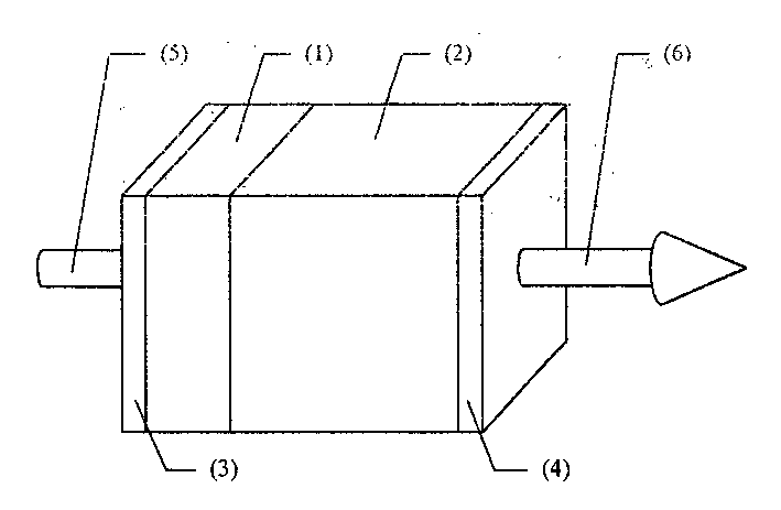 Integral microchip laser with frequency modulation function