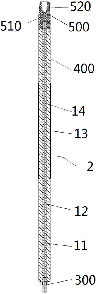 Simulation cable for cable accessory test and method for testing cable accessories