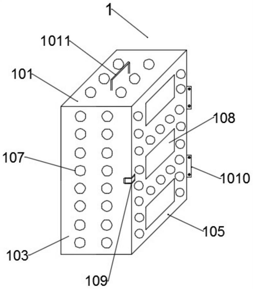 Glue-removing soaking material box for semiconductor packaging product