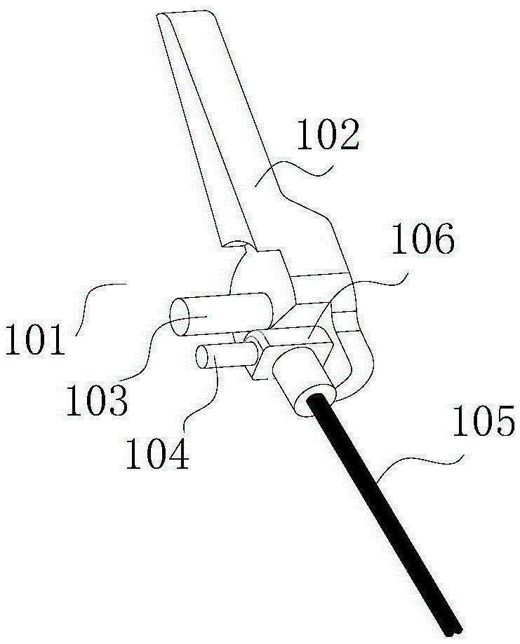 Minimally invasive surgery instrument with tail end self-rotation function