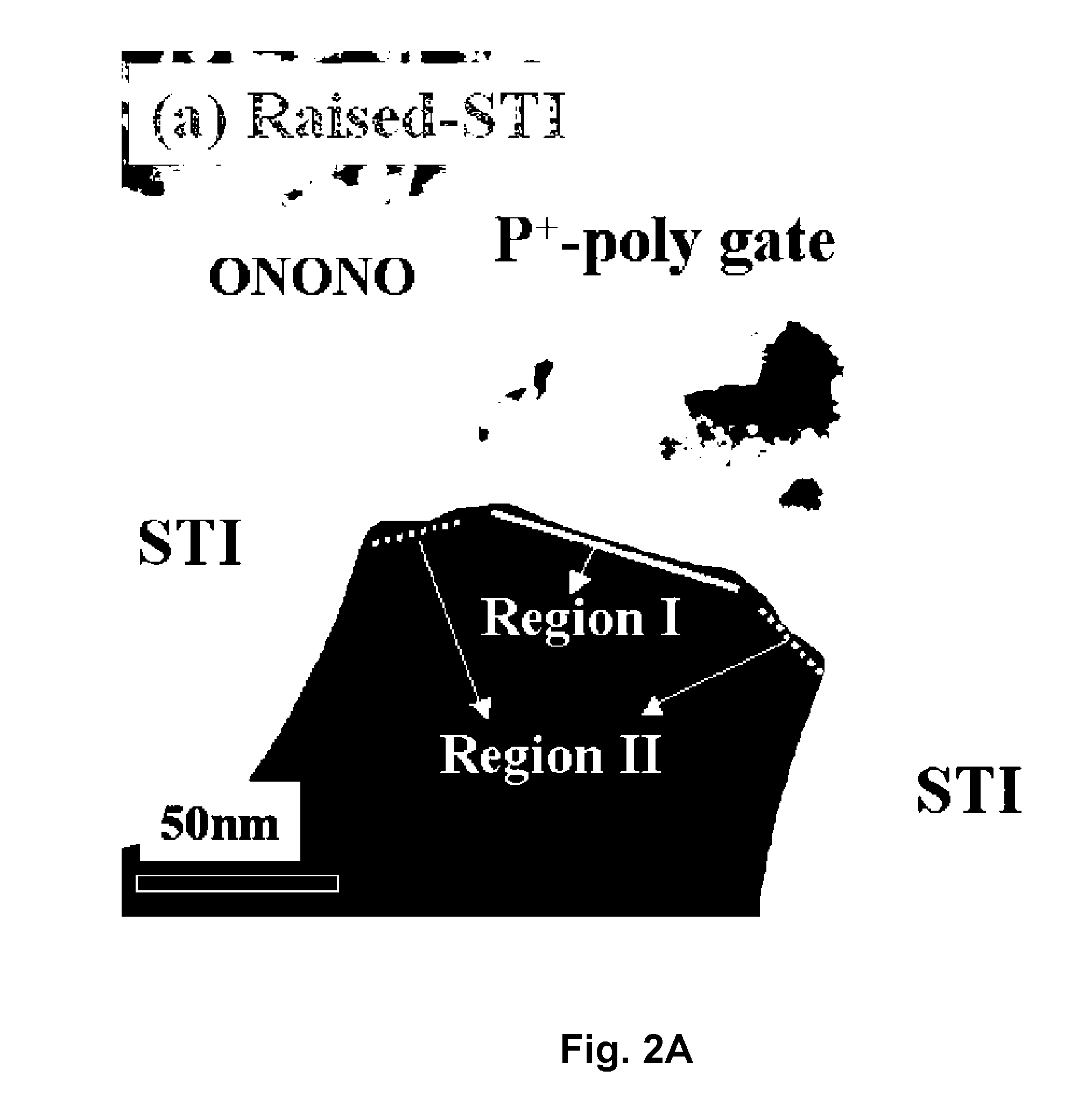 Lateral pocket implant charge trapping devices