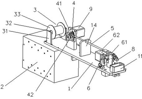Feeding device of tin-cutting and sending integrated chip mounter
