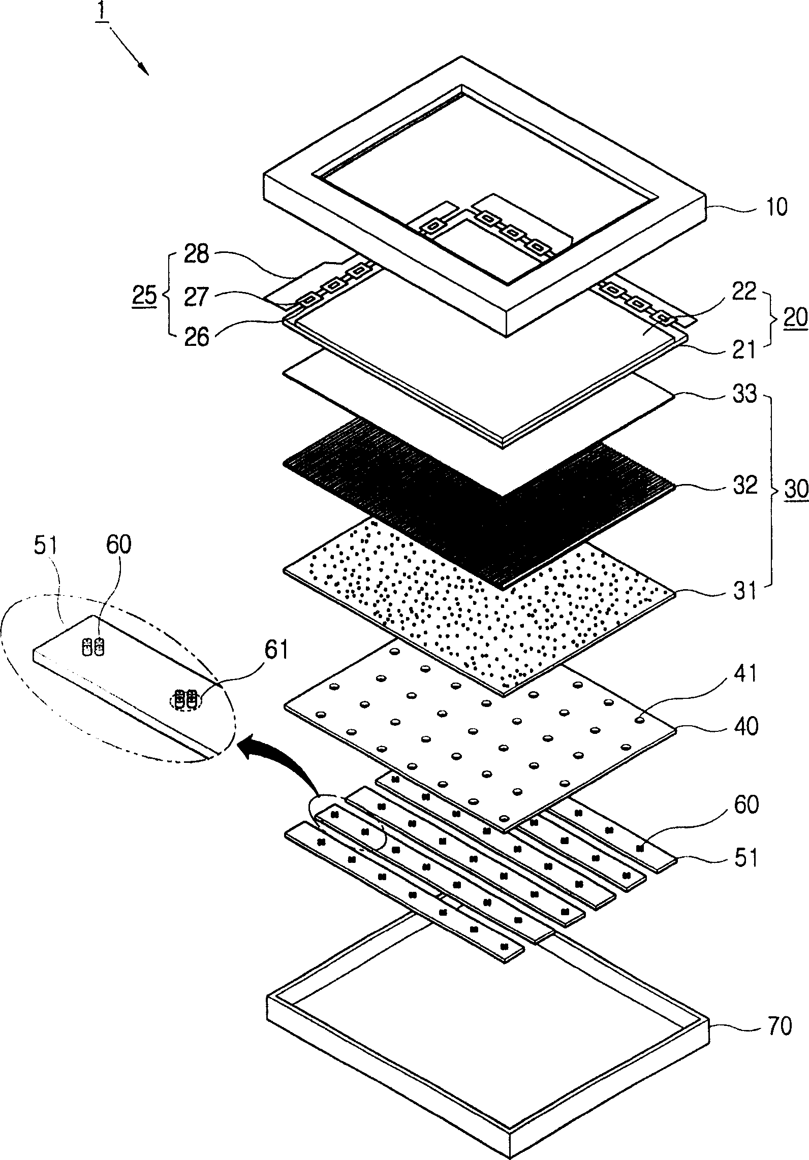 Backlight unit and liquid crystal display having the same