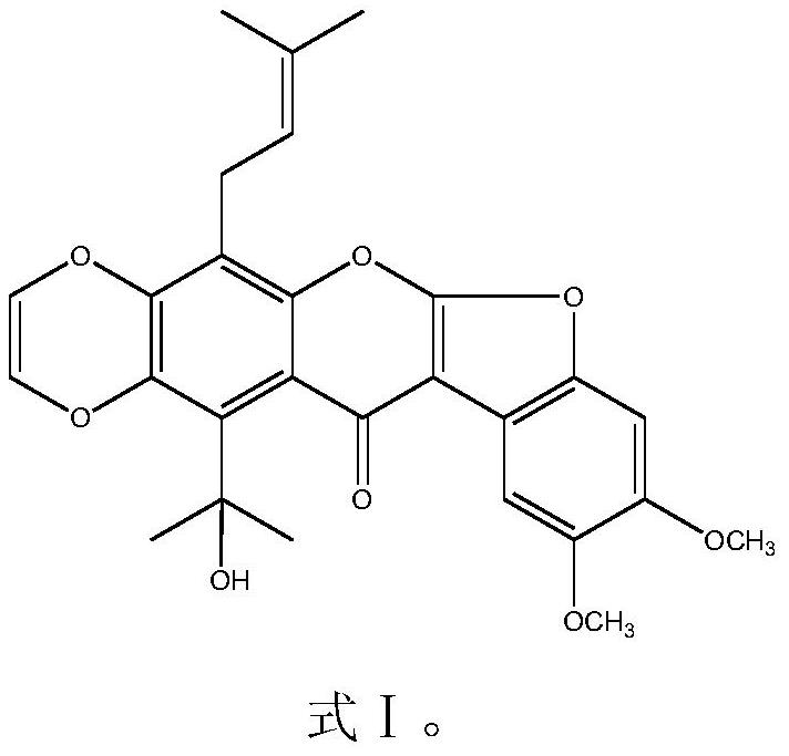A kind of new pterostane type flavonoid compound and its application