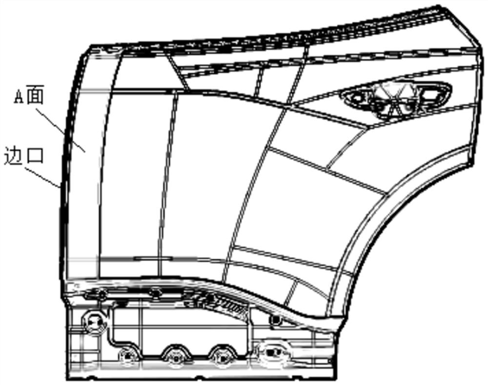 Compensation method for preventing door outer plate from upwarping