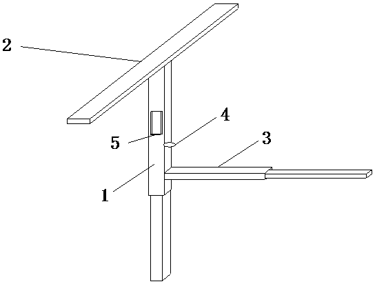 Coal mine underground single prop inspection apparatus