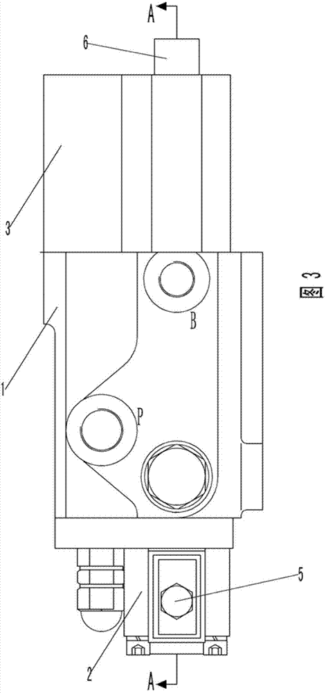 Tractor distributor with balancing guide rod