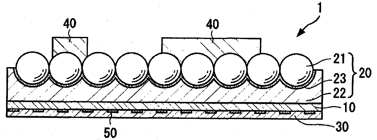 Retroreflector label sheet and article to which retroreflector label sheet is bonded