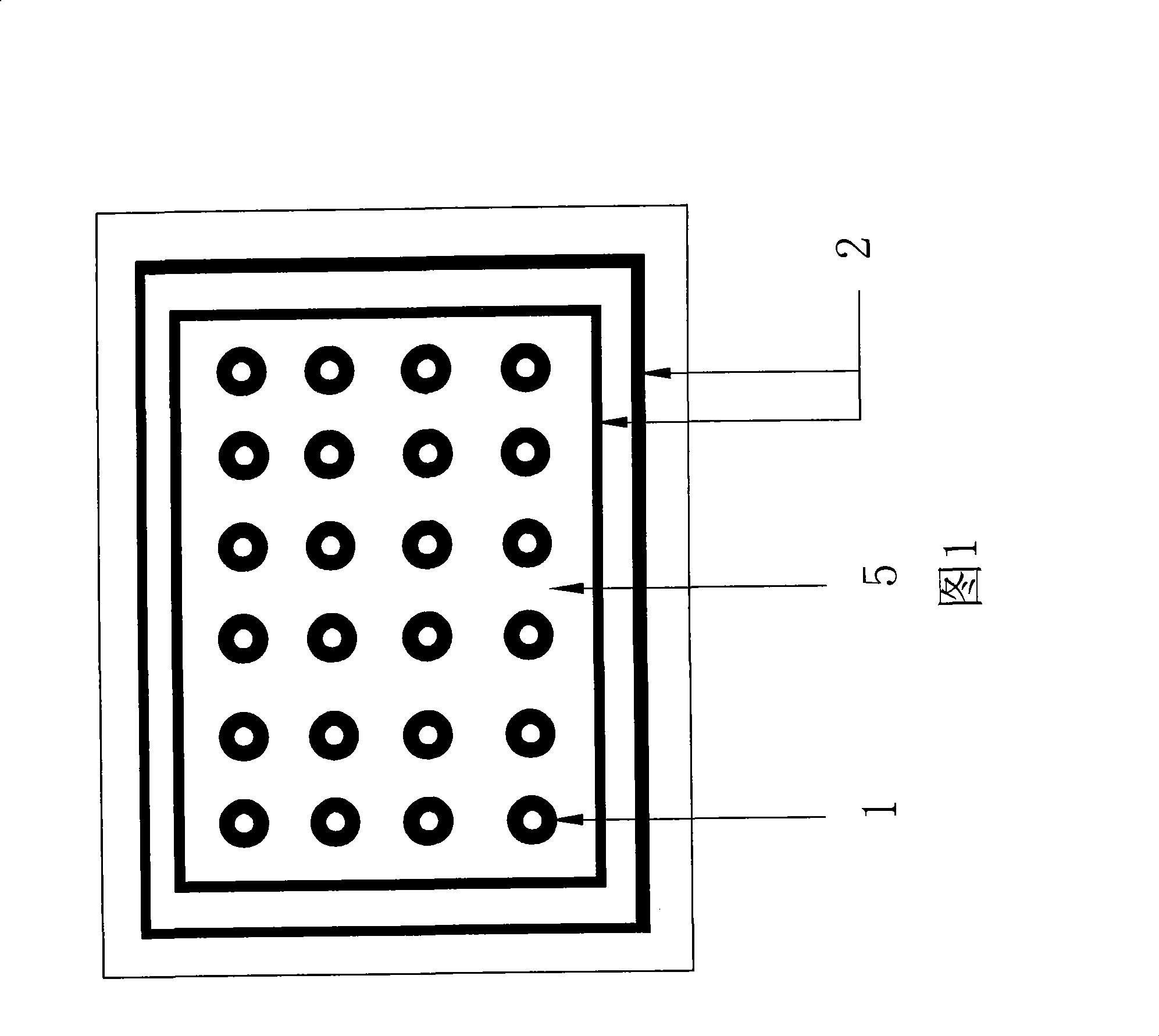 Flat non down-lead encapsulation piece and method for producing the same