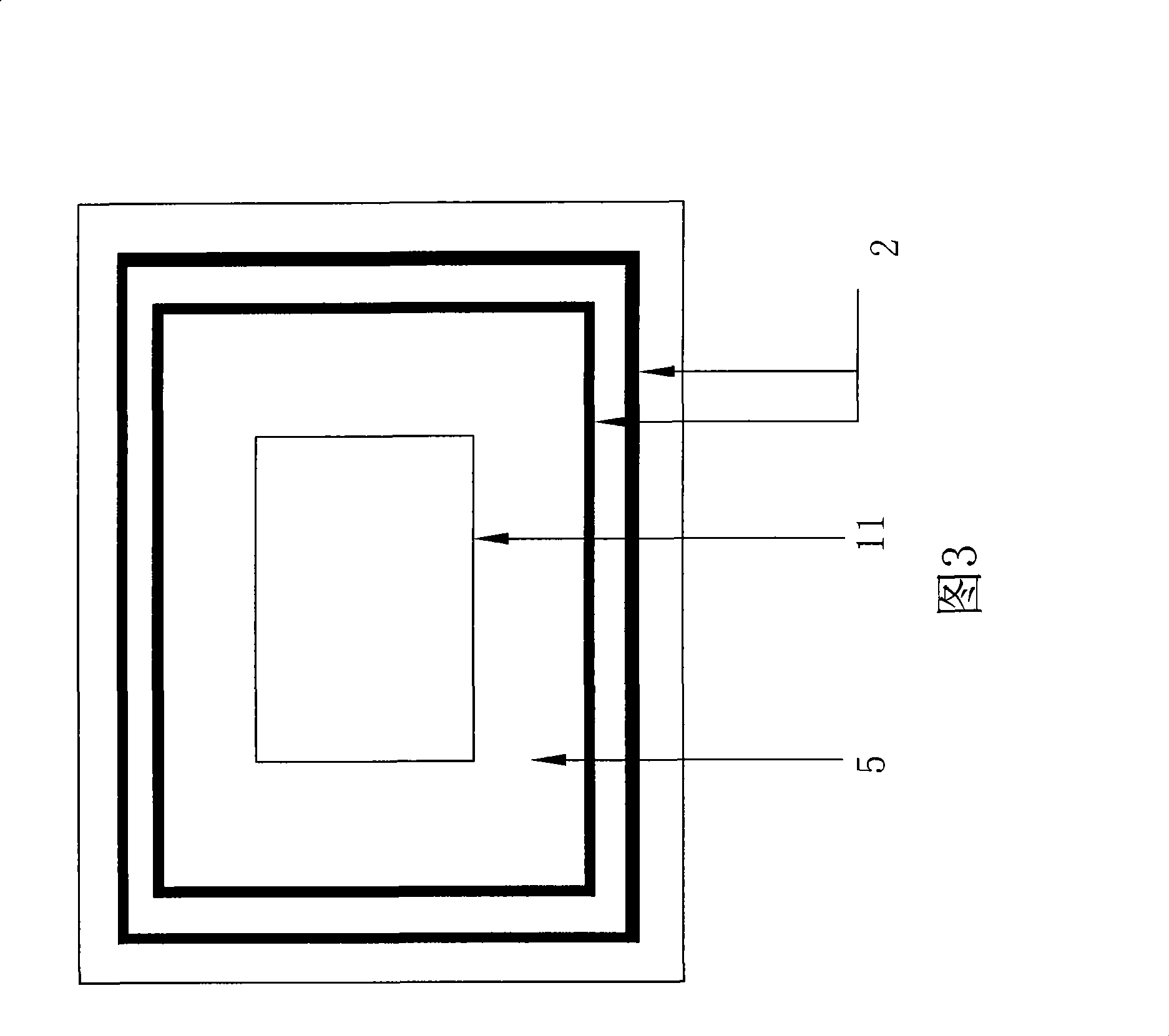 Flat non down-lead encapsulation piece and method for producing the same