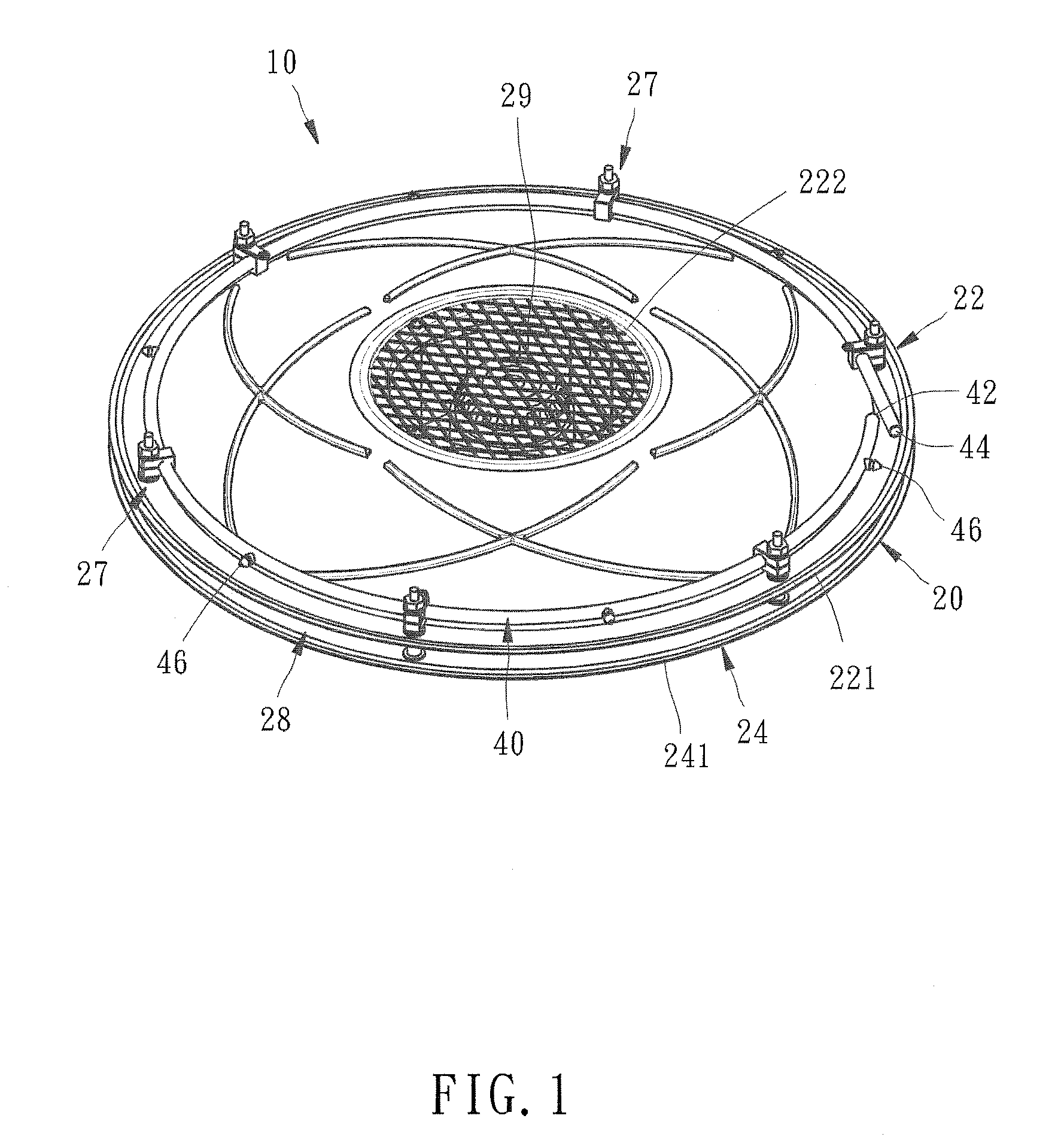 Disk spray device