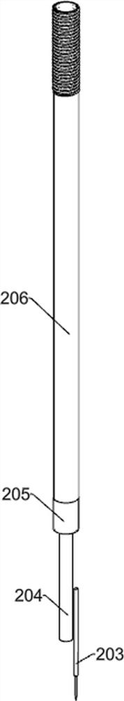 Needle-type electrosurgical pencil for plastic surgery and cleaning device thereof