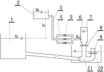 An experimental method and experimental platform for a water hammer pump with adjustable head