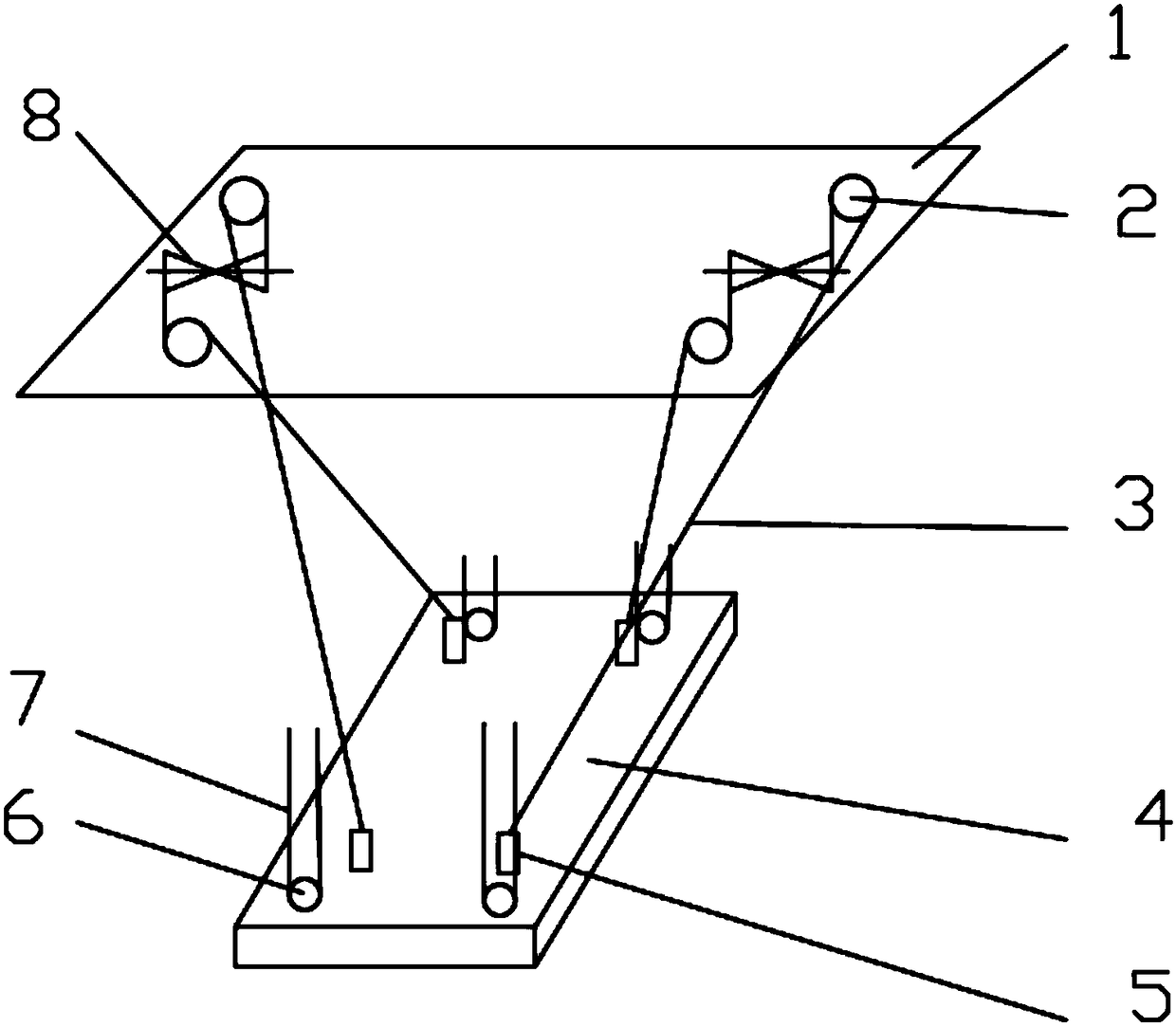 Anti-swing mechanism utilizing non-Newtonian fluid, for crane