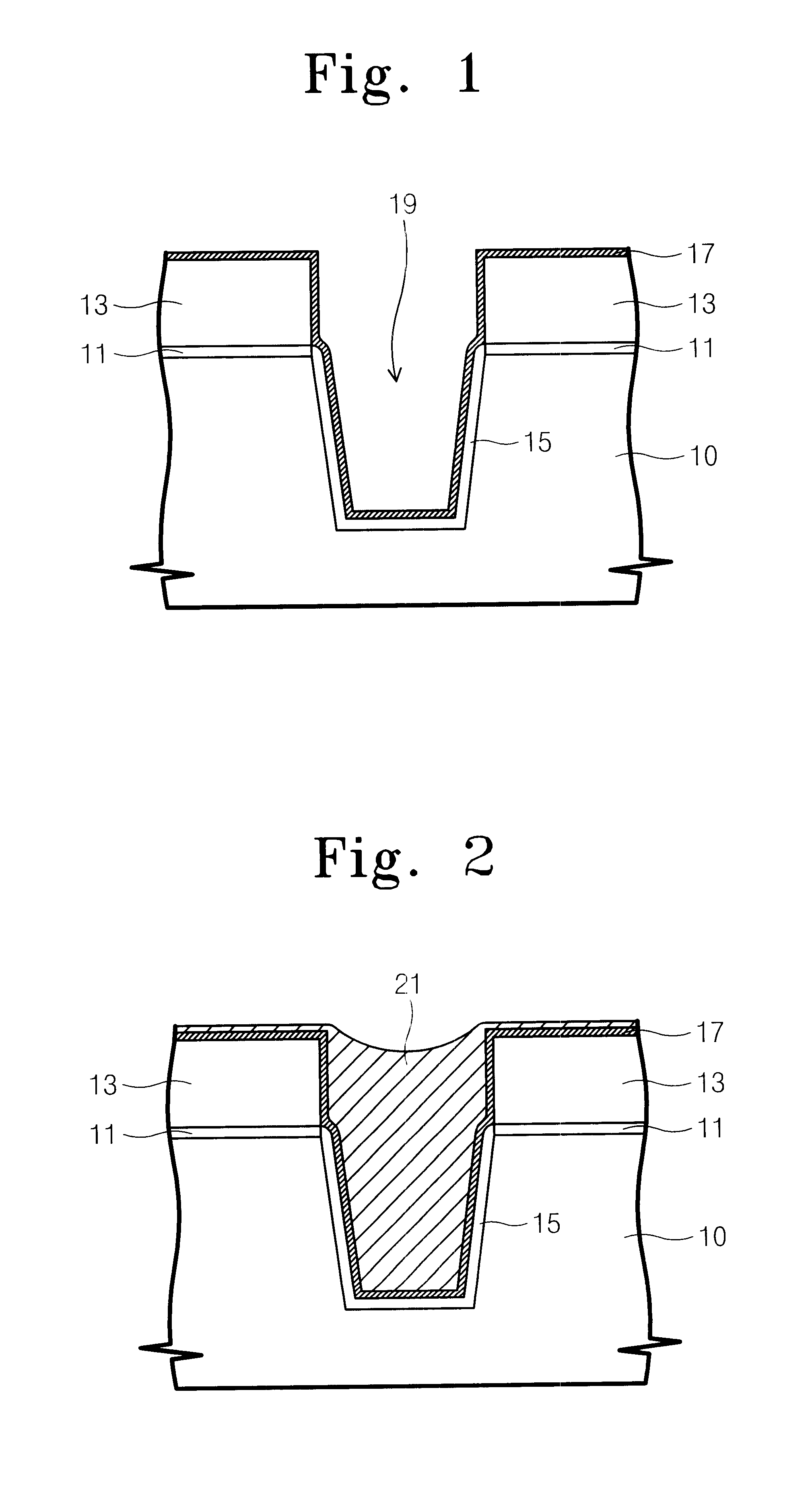 Method of forming an insulating layer in a trench isolation type semiconductor device