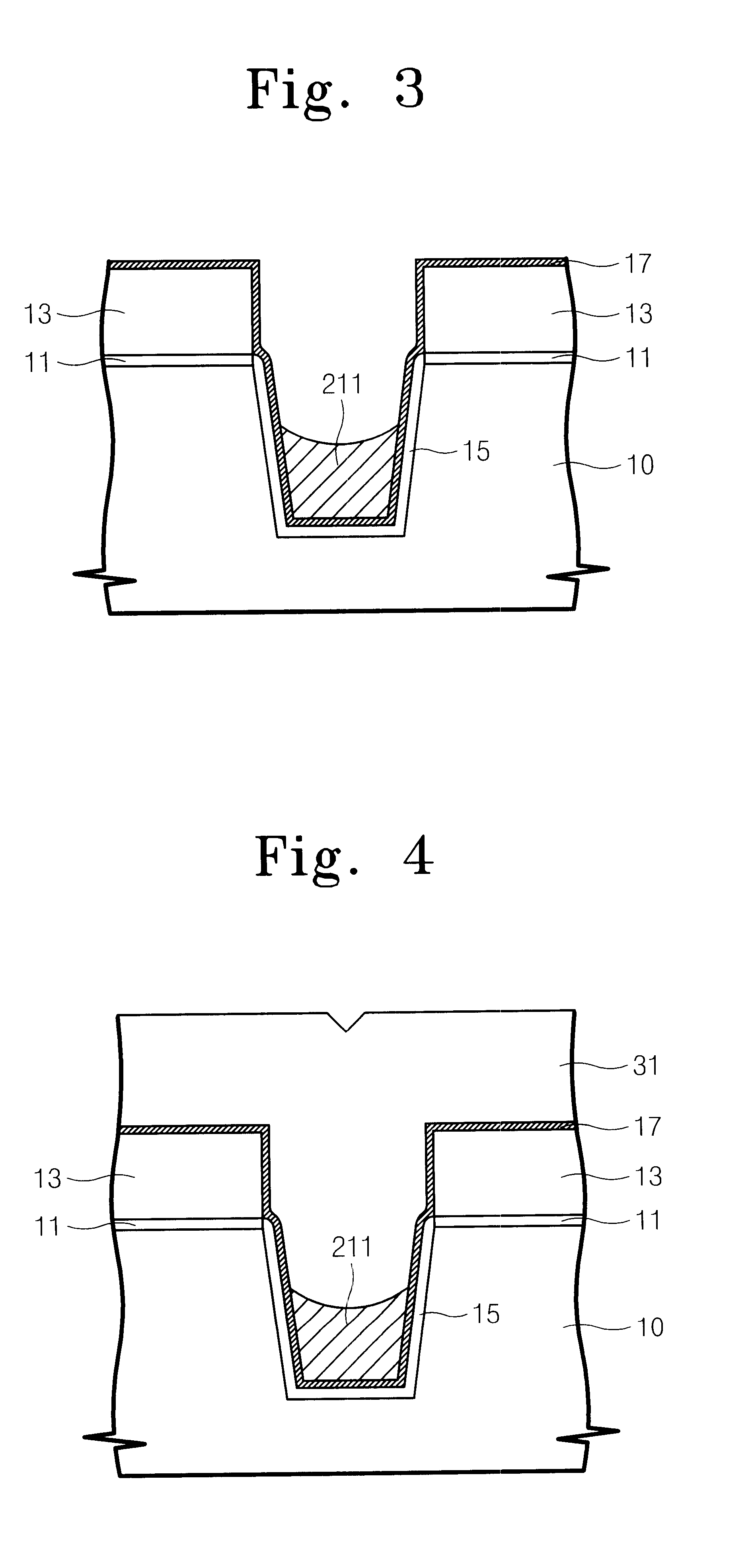 Method of forming an insulating layer in a trench isolation type semiconductor device
