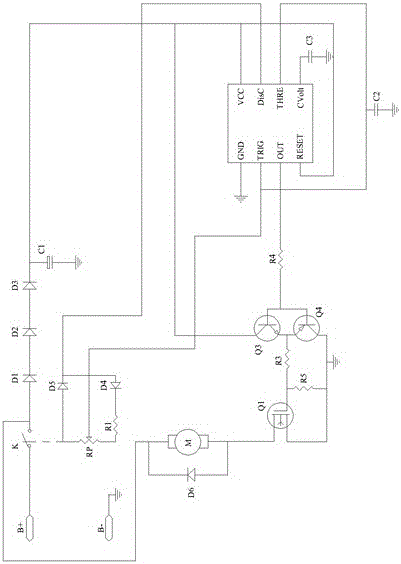 Soft-start switch circuit system