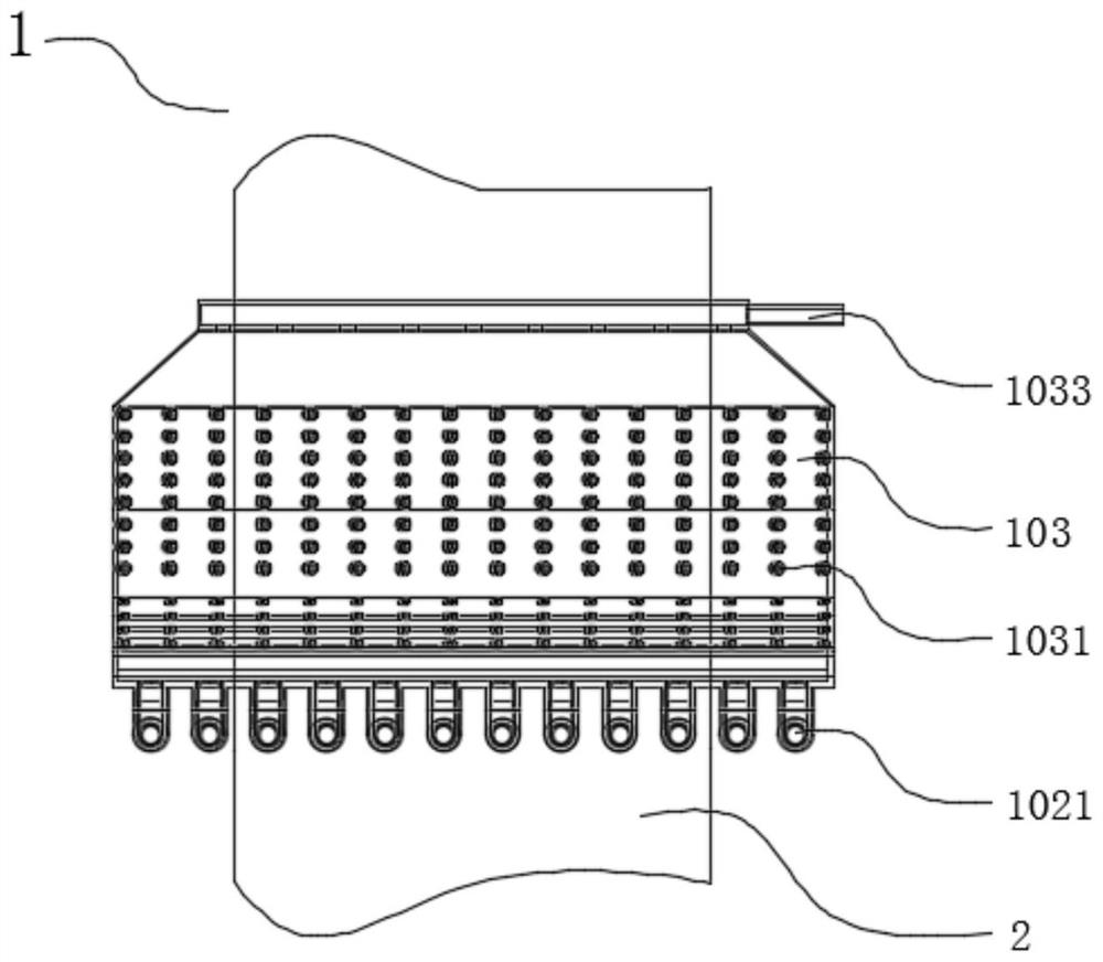 Continuous hot-dip galvanized aluminum-magnesium production method, air knife device, and air knife system