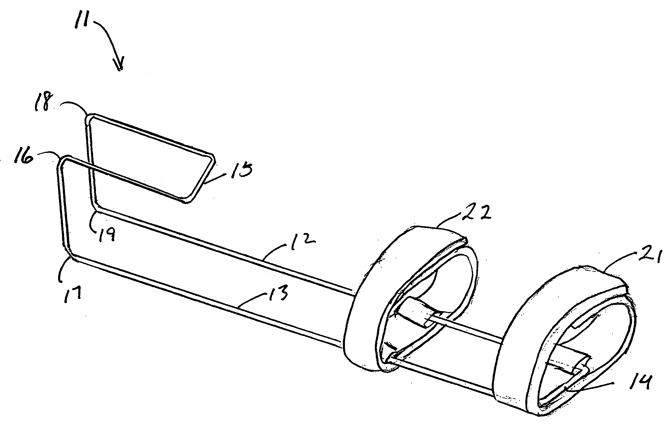 Wrist splint allowing freedom of motion for fingers and thumb