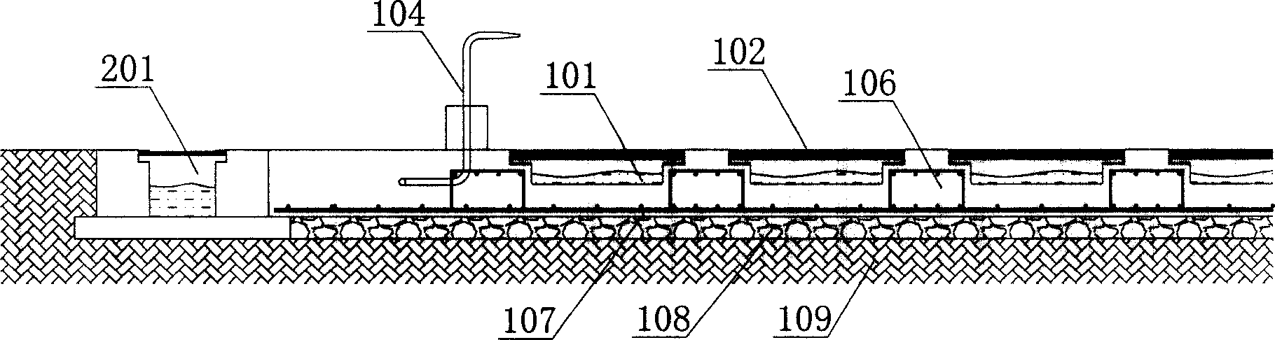 Car washing circular-water system