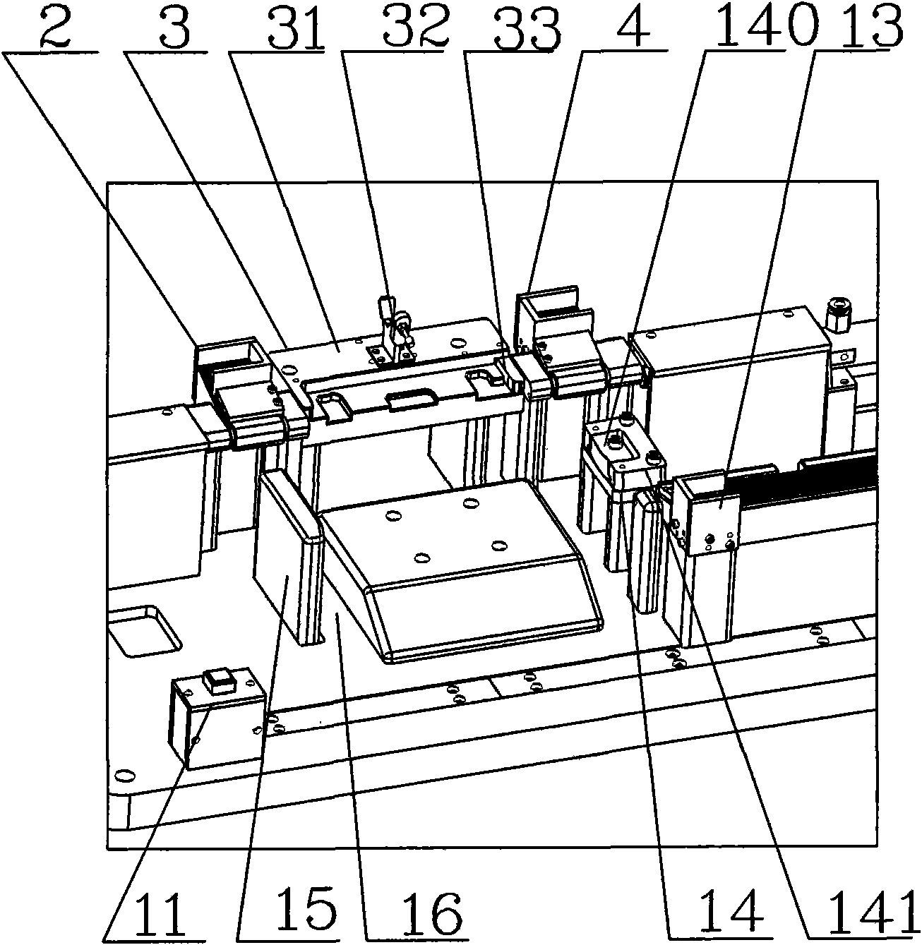 Clamp for assembling tool box and assembling method thereof