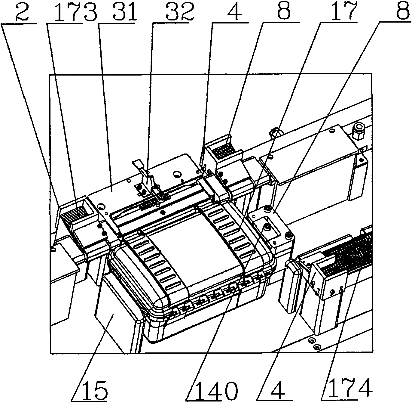 Clamp for assembling tool box and assembling method thereof
