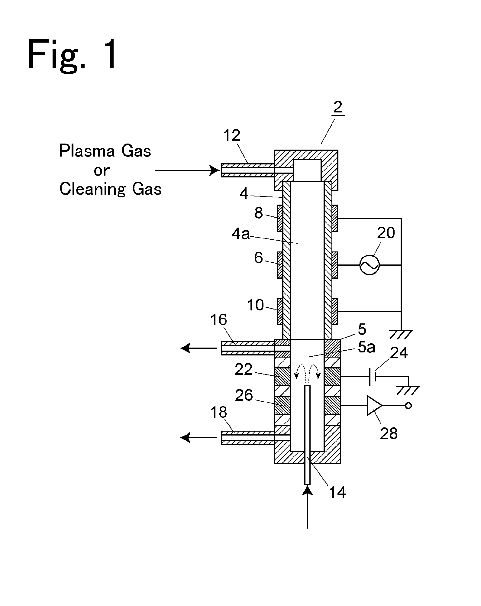 Discharge ionization current detector and method for aging treatment of the same