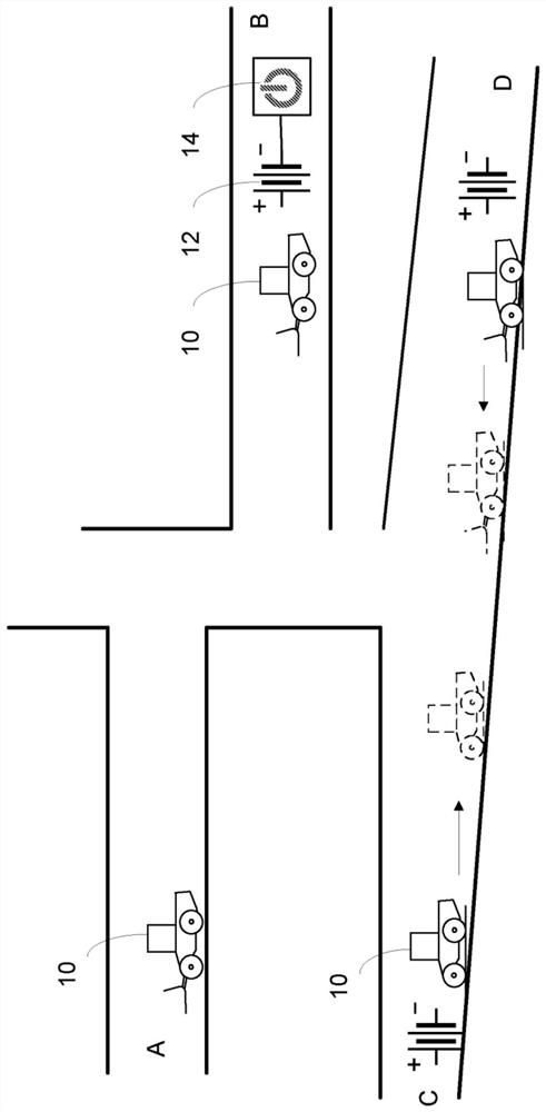 Battery charge management of mining machines