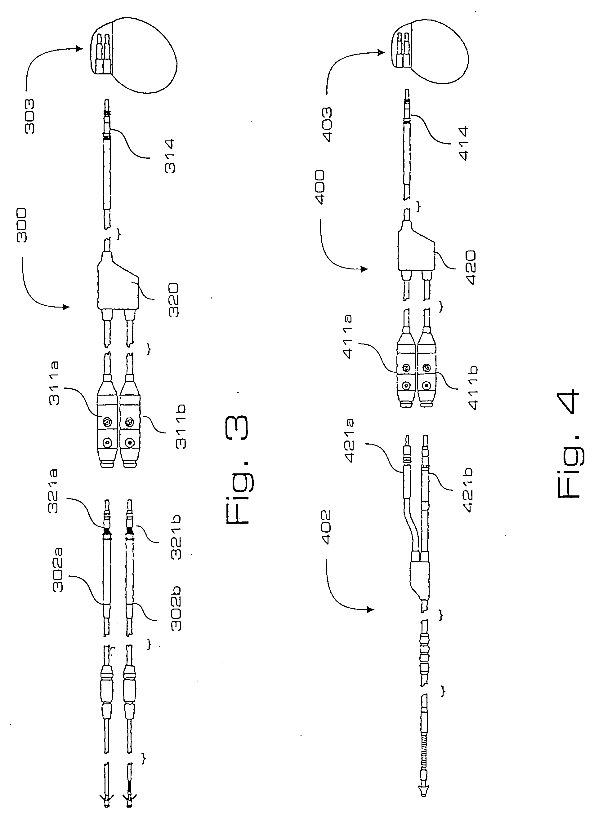 Lead adaptor having low resistance conductors and/or encapsulated housing