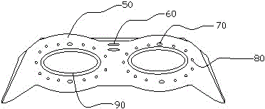 Intelligent eye patch with biological awakening function and application method