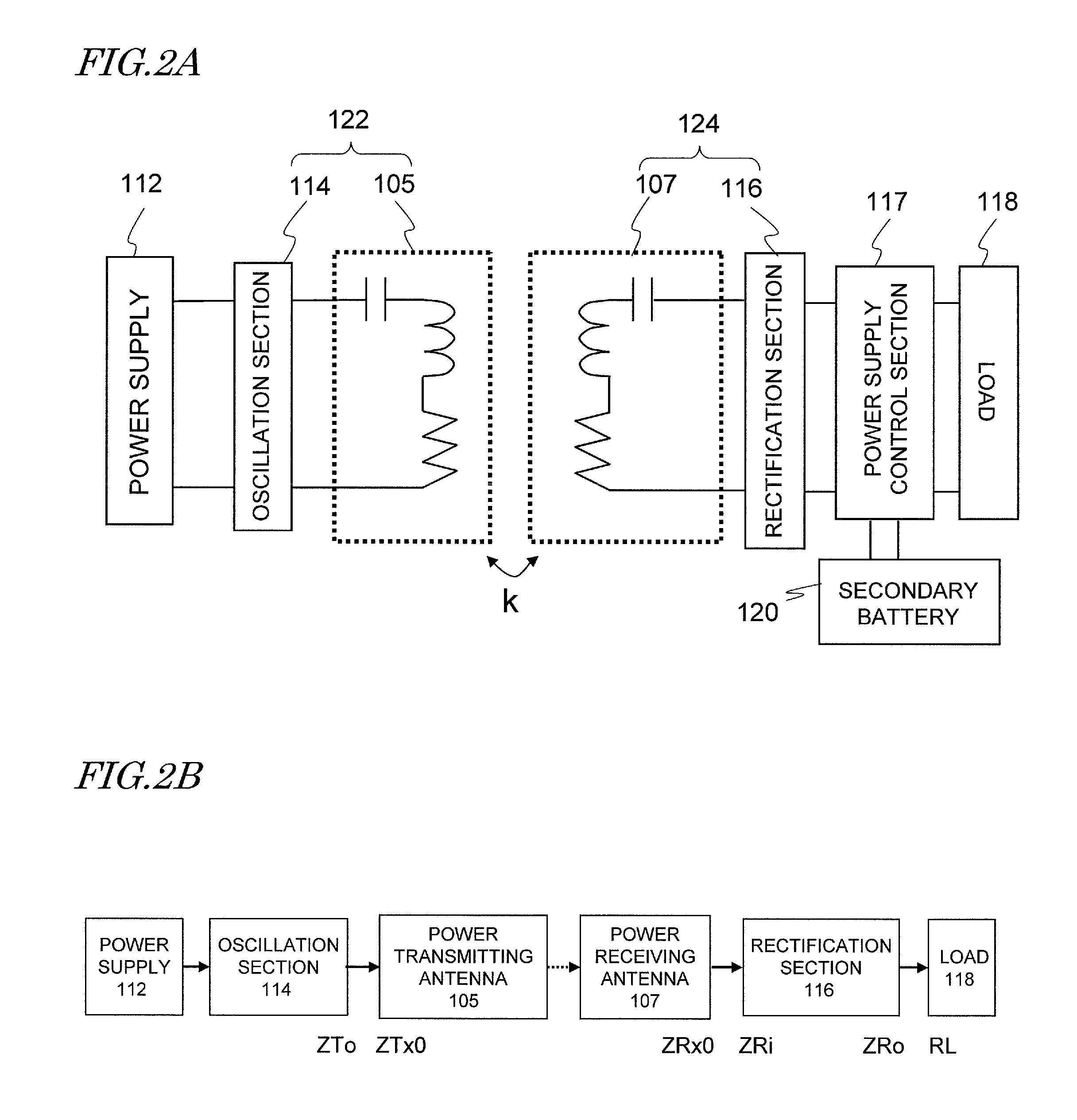 Electric power supply system for vehicle including a power receiving antenna