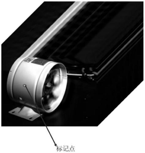 Rotary machine vibration measurement method based on micro motion amplification