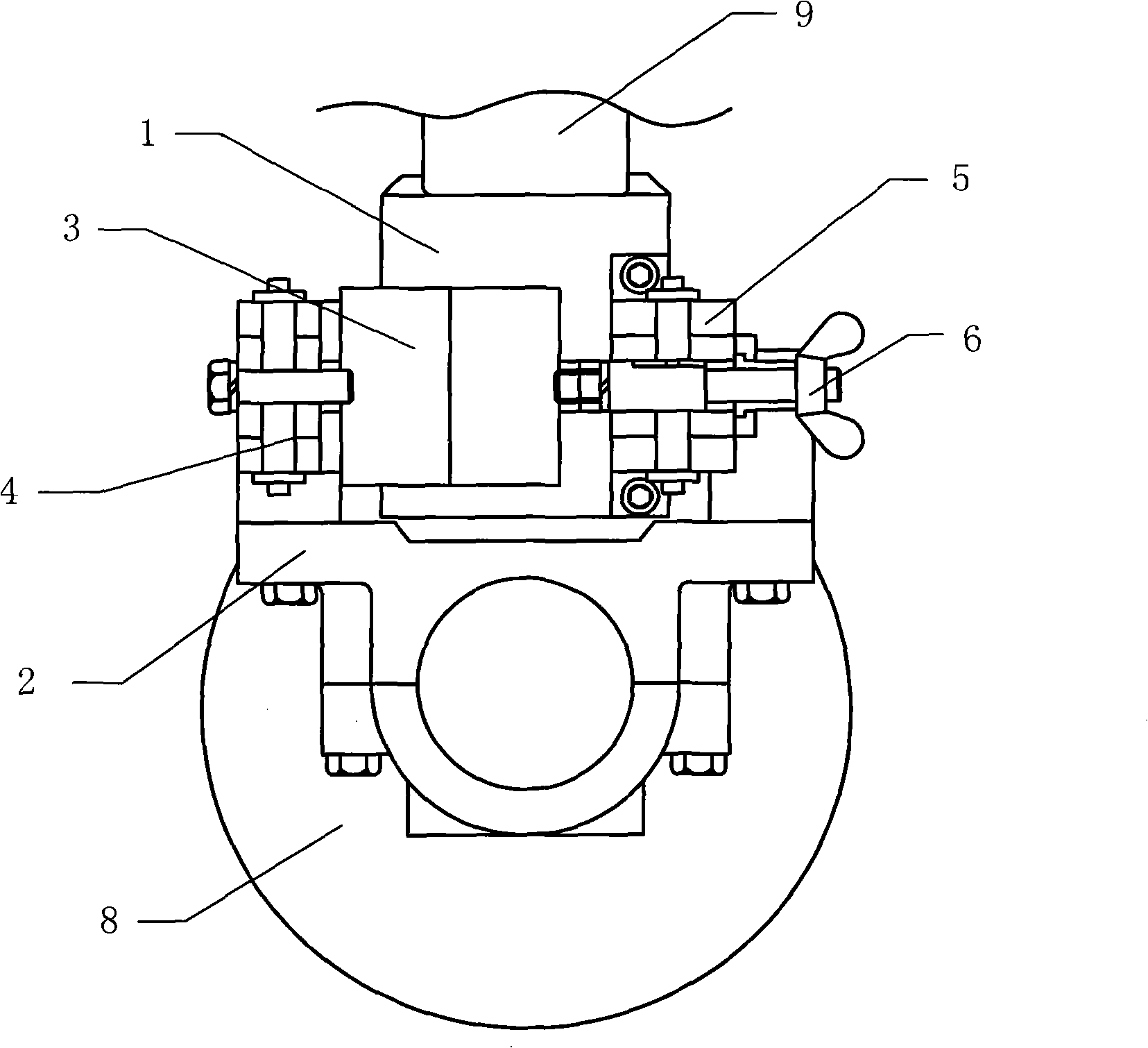 Sand belt correcting mechanism of sander