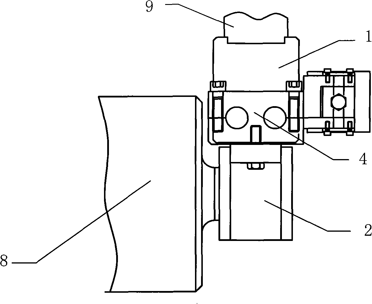 Sand belt correcting mechanism of sander
