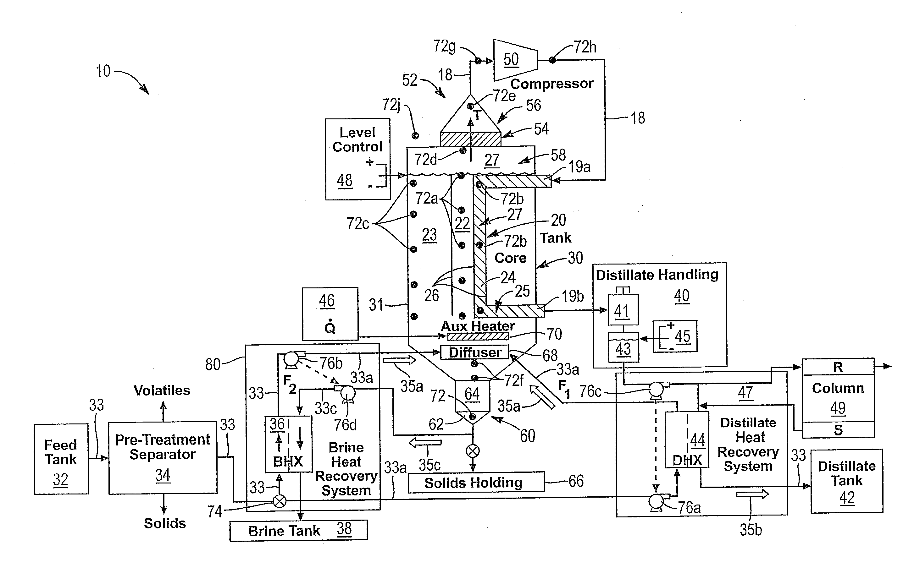 Controlled-gradient, accelerated-vapor-recompression apparatus and method