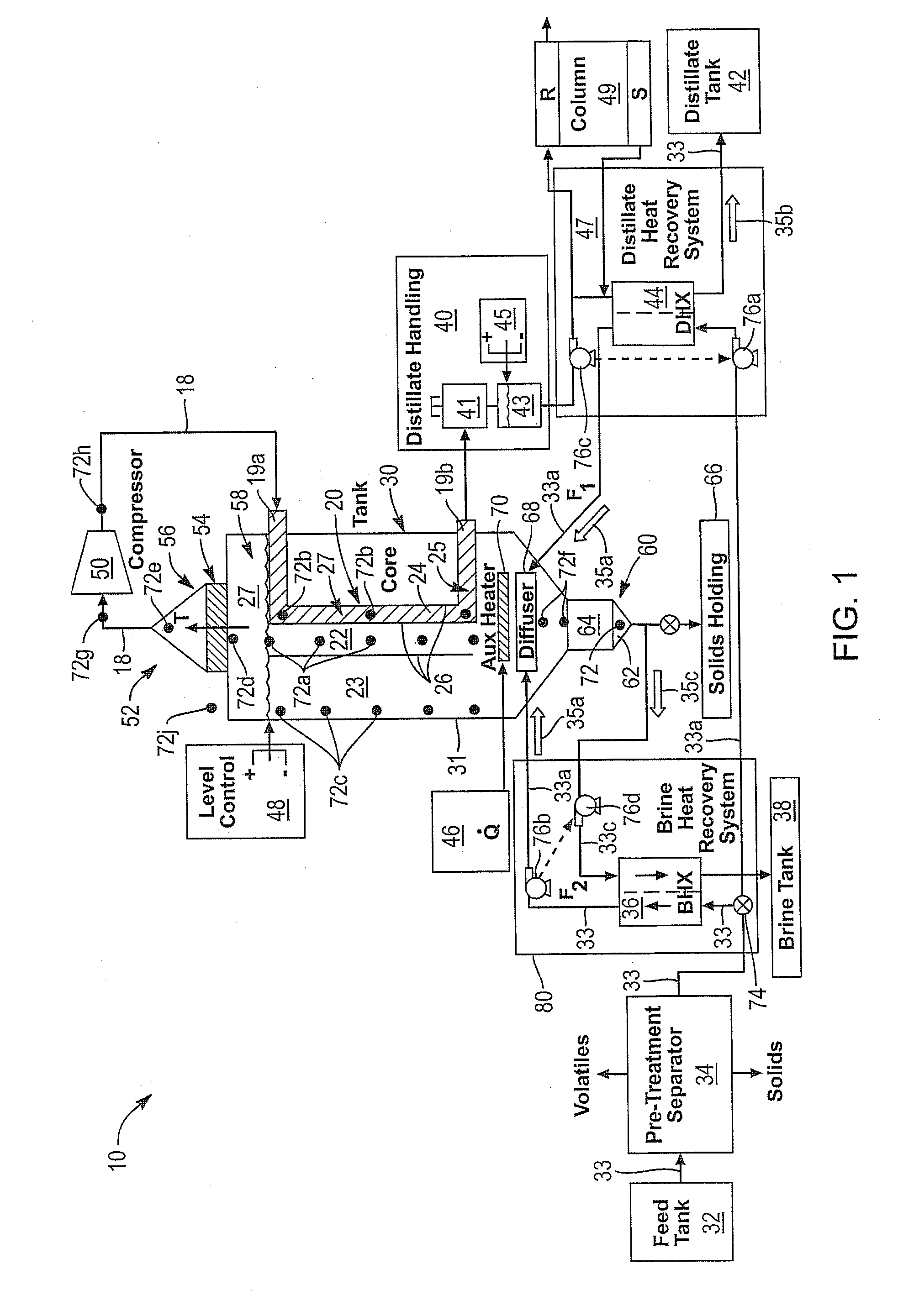 Controlled-gradient, accelerated-vapor-recompression apparatus and method