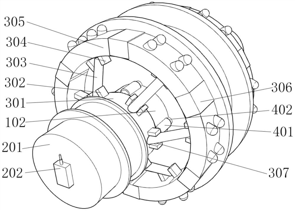 Wheel set structure of bridge crane