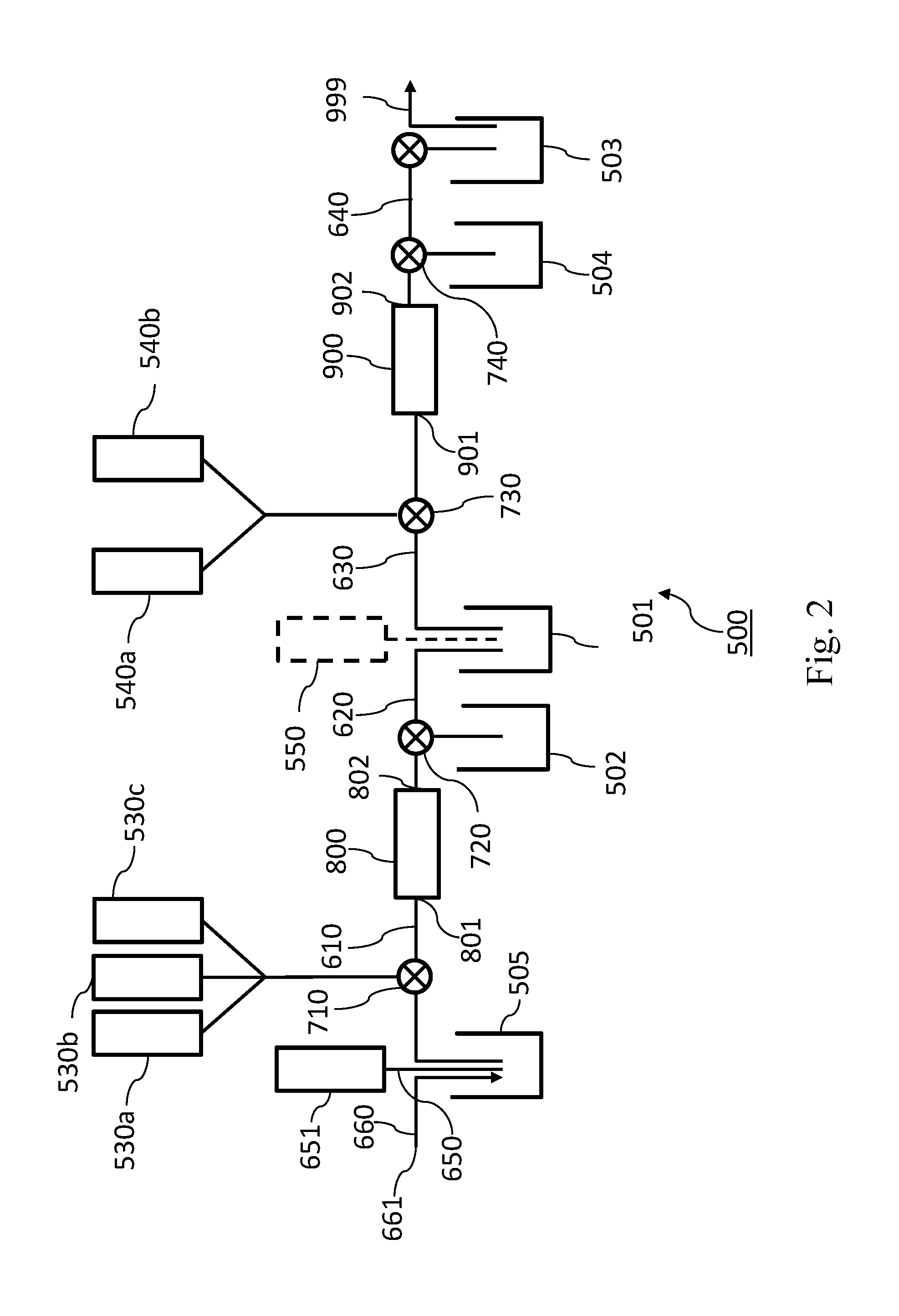 Process for producing gallium-68 through the irradiation of a solution target