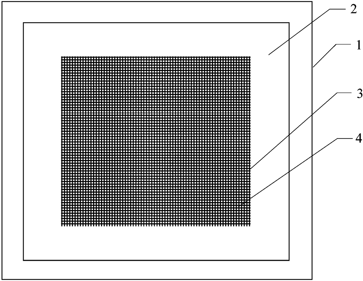 Steel mesh for printing printed circuit boards and printing machine