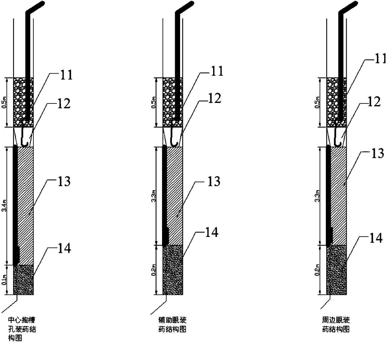 Simultaneous shaft sinking method for segmented raise