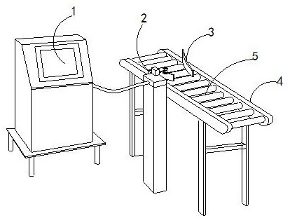 Follow-up ink-jet printer