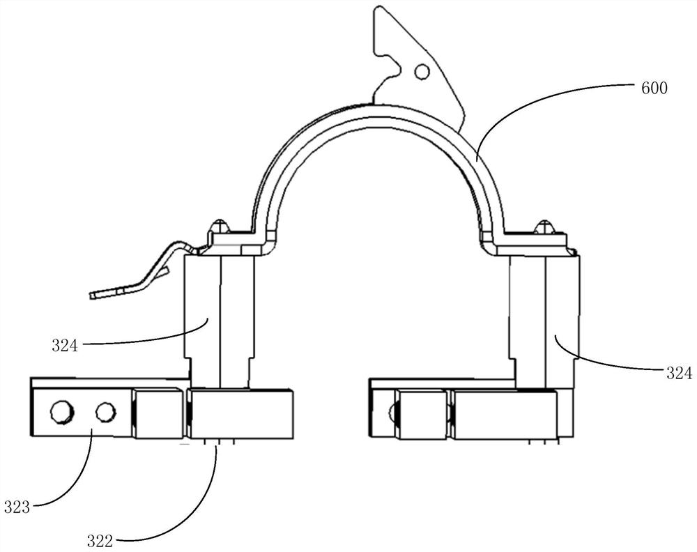 Semicircular workpiece clamp device