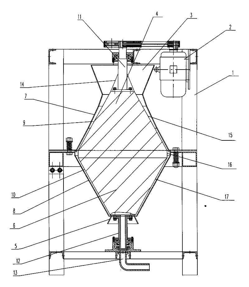 Continuous tea-twisting machine