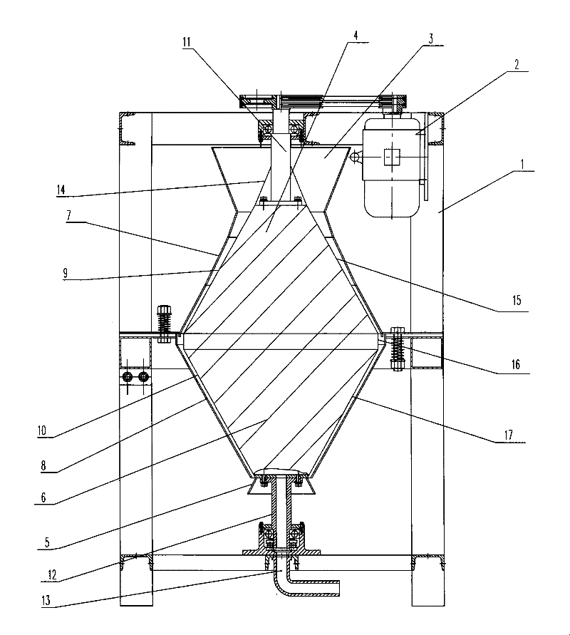 Continuous tea-twisting machine