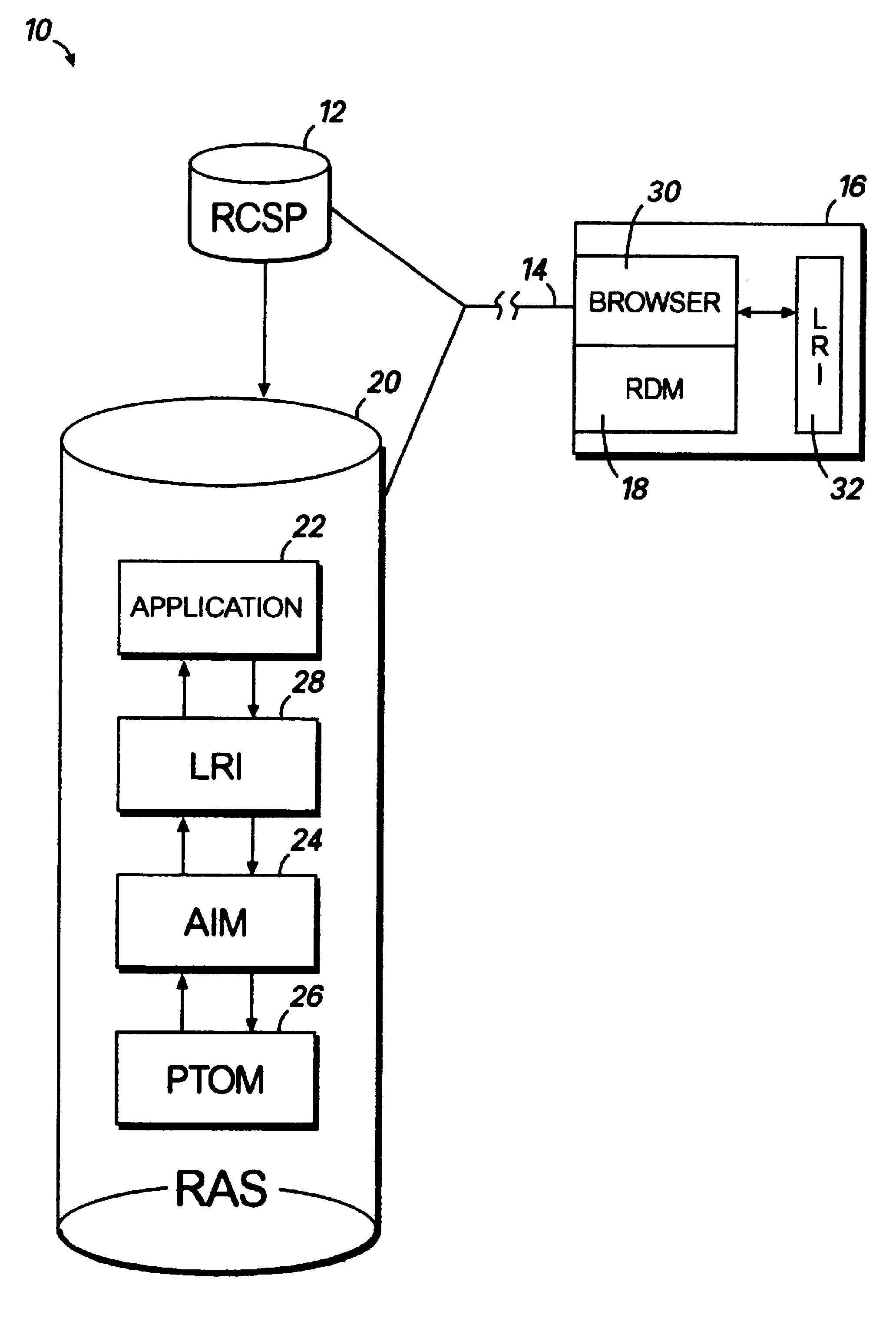 Method and system for on demand downloading of module to enable remote control of an application program over a network