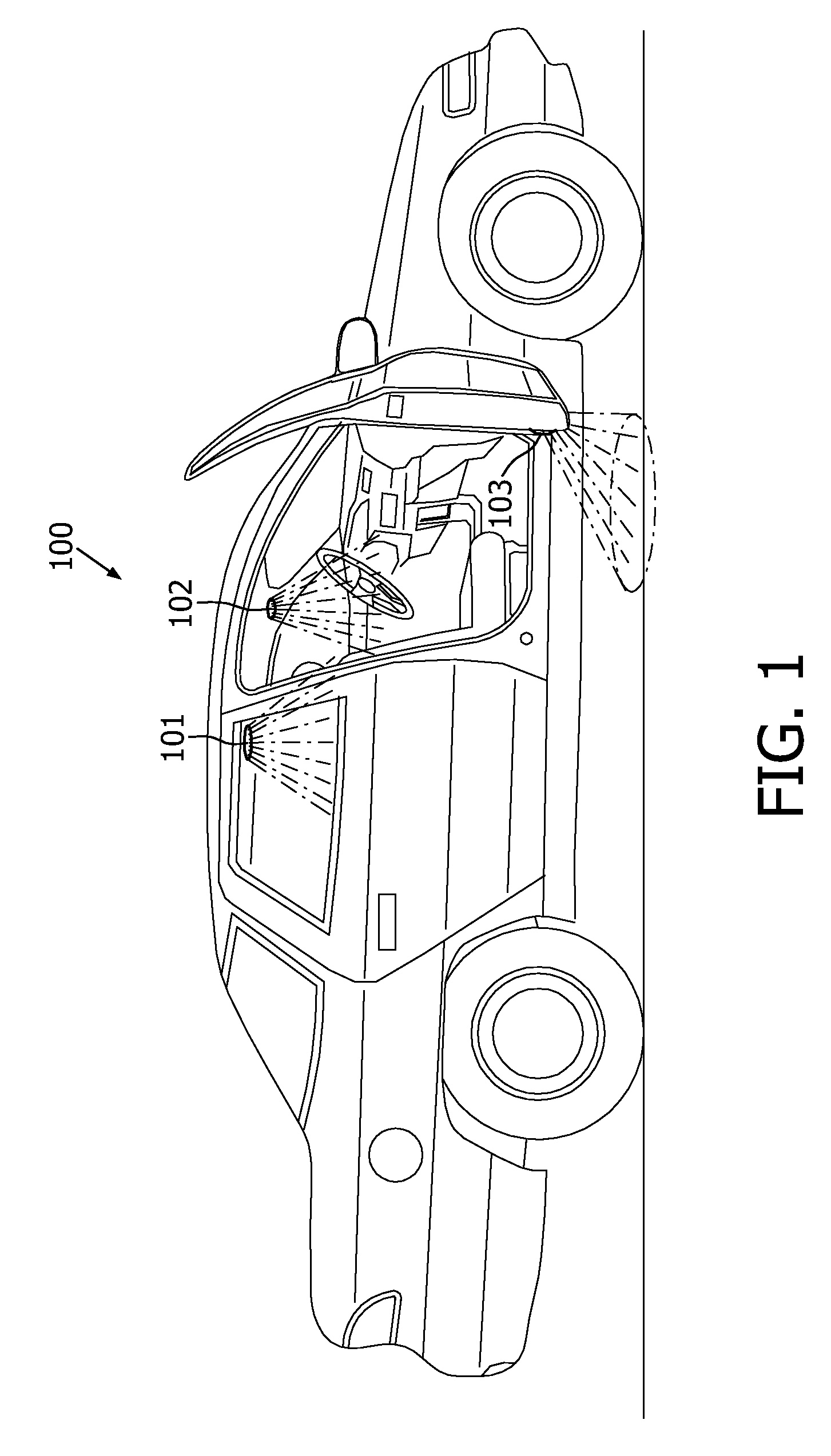 Light Module For Producing Light With a Scattering Pattern That is Electrically Variable and Use Thereof as a Multiple Purpose Light